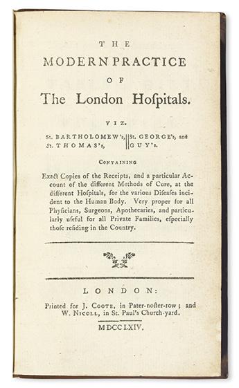 THE MODERN PRACTICE OF THE LONDON HOSPITALS.  1764